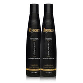 Revivogen MD Bio-Cleansing Shampoo bottle highlights 12oz size for gentle, DHT‑addressing scalp cleansing.