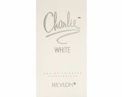 REVLON Charlie White spray bottle details with watermelon and jasmine hints for fresh daytime vibe.