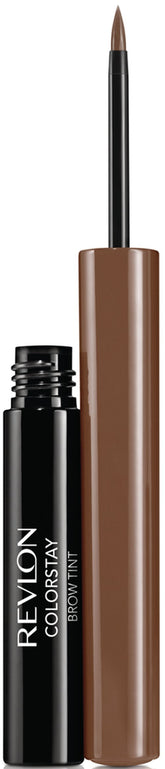 Revlon ColorStay Brow Tint Soft Brown packaging shows long-wear brow color