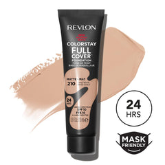 Revlon ColorStay matte finish closeup highlighting long-wear and heat resistance.