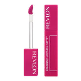 Revlon ColorStay Limitless Matte Lipstick packaging showcases vegan formula for everyday comfortable wear.