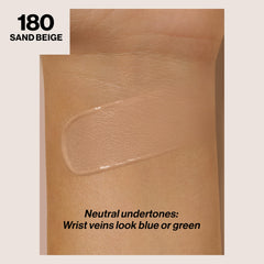 Revlon ColorStay SPF 15 application shot emphasizing all day protection and blendable formula