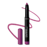 REVLON ColorStay Matte Lite Crayon built-in sharpener enables quick, precise lip color on the go.