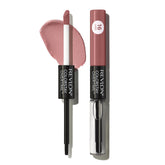 Revlon ColorStay Overtime Lipcolor packaging shown for portable, all-day wear.