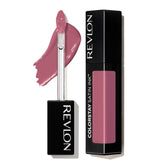 Revlon ColorStay Satin Ink lipstick packaging highlights longwear formula for all-day color