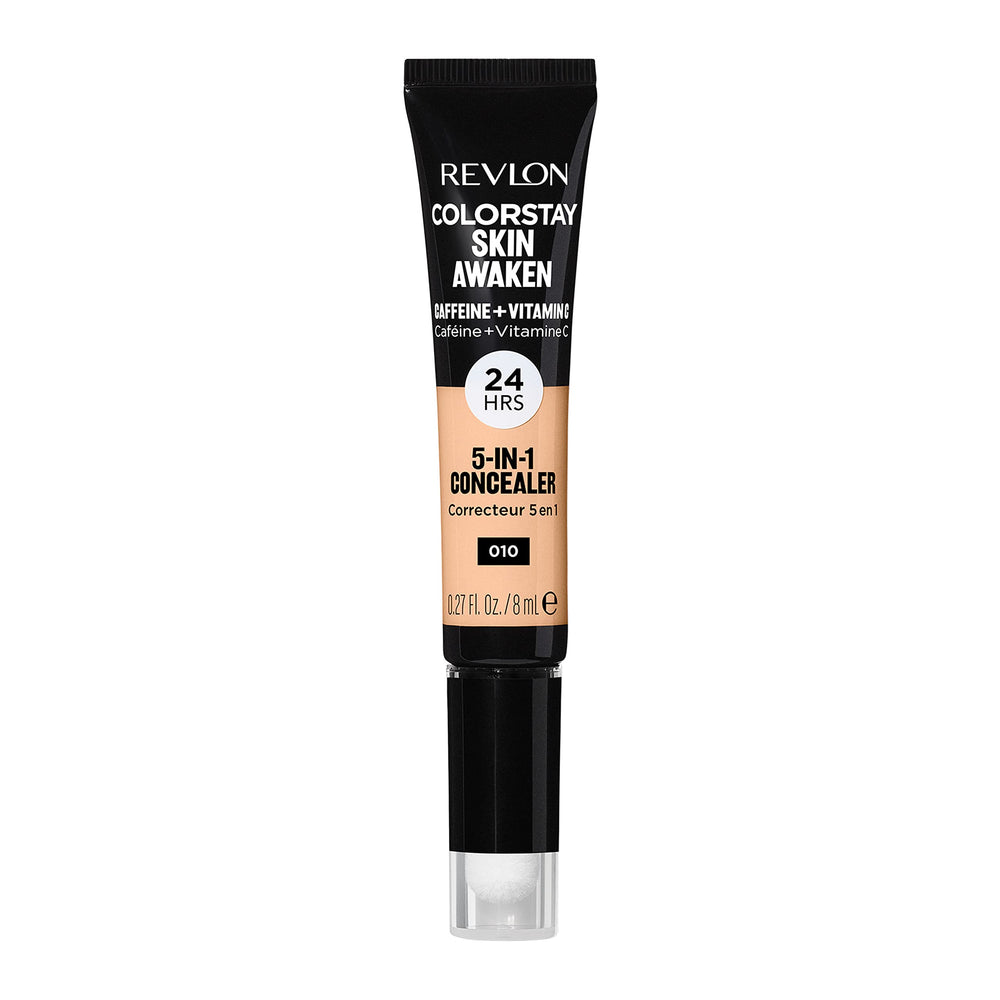REVLON ColorStay Skin Awaken concealer 010 Vanilla packaging highlights lightweight long-wear coverage.