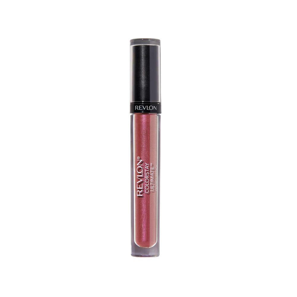 Revlon ColorStay Ultimate Liquid Lipstick Miracle Mauve application demonstrates longwear velvet color