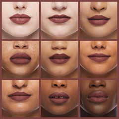 REVLON ColorStay Ultimate Suede Ingenue application close-up highlights creamy moisture during wear.