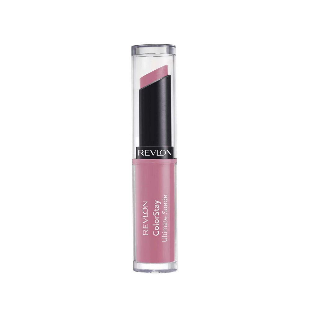 Revlon ColorStay Ultimate Suede lipstick packaging for durable daily wear