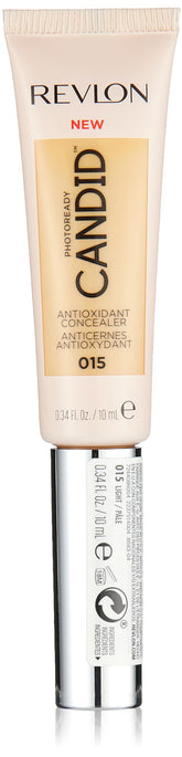 Revlon Concealer Stick packaging front highlights oil-free formula for sensitive skin.