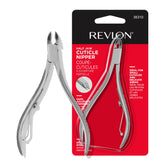 Revlon Half Jaw Cuticle Nipper blade close-up showing precise trimming.
