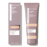 Revlon Illuminance Serum Tint bottle with pump for easy, mess-free application and glow.