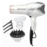 REVLON Infrared Hair Dryer with Diffuser for frizz control and shine.