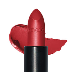 Revlon Luscious Mattes lipstick bullet close-up showing creamy texture and comfortable matte
