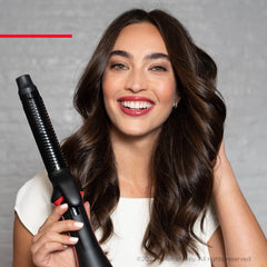REVLON One-Step Blowout Styler heat settings dial highlights versatile temperatures