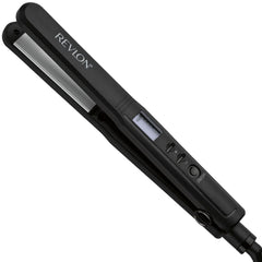 REVLON Perfect Heat flat iron front view for quick, smooth styling confidence.