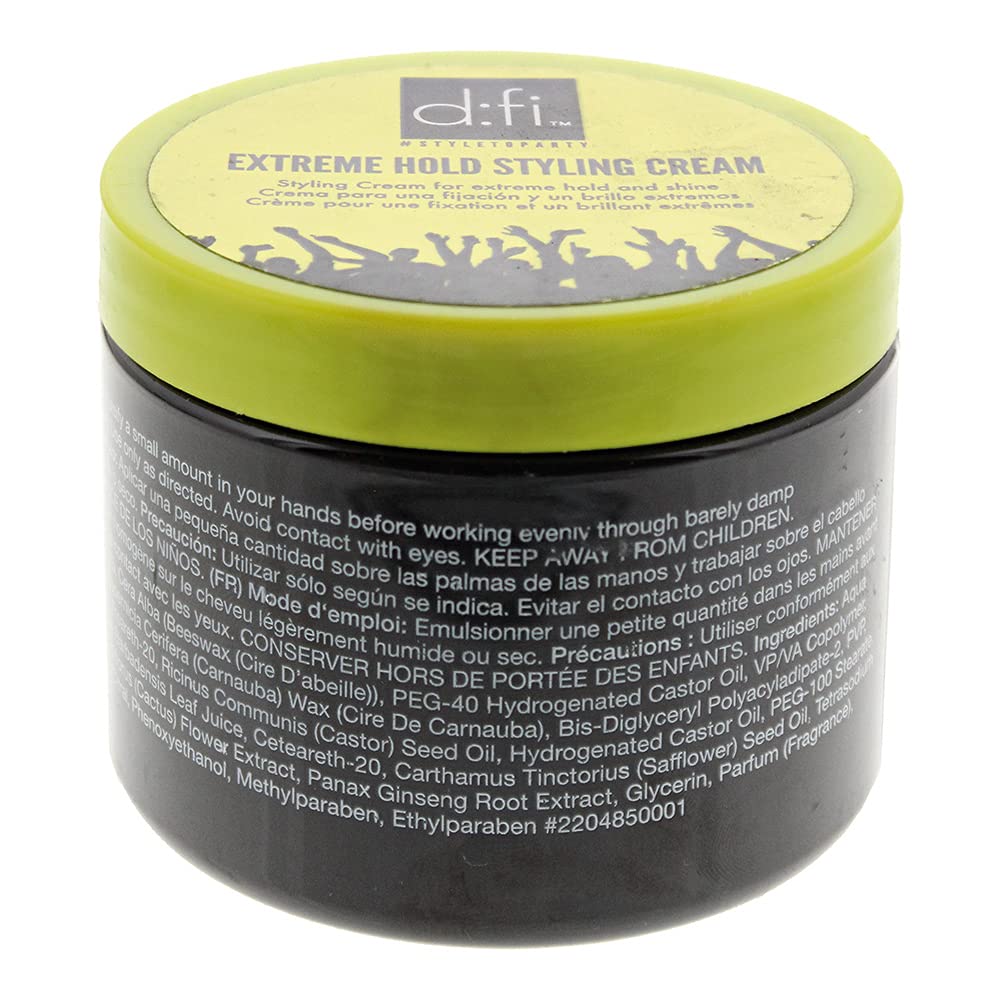 REVLON PROFESSIONAL D:FI Extreme Hold Styling Cream packaging front view.
