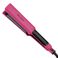 REVLON Smooth Brilliance XL plates close-up for fast, even heat distribution.