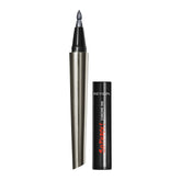 Revlon So Fierce Chrome Ink gunmetal swatch for bold metallic liner.