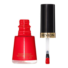 Revlon Super Lustrous Nail Polish application shot demonstrates smooth, bubble-free color.