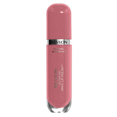 Revlon Ultra HD Vinyl Lip Polish bottle closeup showcases high-pigment shine