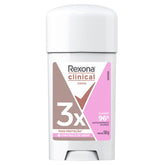 Rexona Clinical Deodorant 96hrs cream-stick 58g delivers long-lasting invisibility for dry, fresh feel.