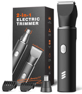 REYOLL body hair trimmer dual blades closeup demonstrates efficient grooming for quick routines.