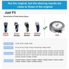 RF RollingFit HQ8 head installation demonstrates easy replacement for quick grooming upgrades
