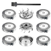 RF RollingFit SH30 head close-up shows durable blades for a smooth, close shave.