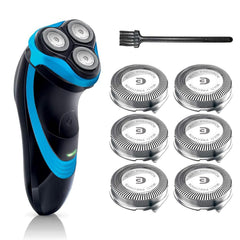 RF RollingFit SH30 heads six-pack closeup for affordable replacement and smooth shave