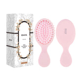 RHOS mini hair brush pocket-size for quick detangling on the go