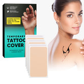 Richie House tattoo cover up patch packaging image shows compact travel kit for concealment on the go.