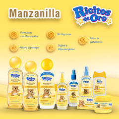 Ricitos de Oro Clarifying Lotion Chamomile Goldilocks 125 ml hair shows added shine and silkiness.