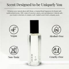 Riddle Oil Muse Roll-On on wrist demonstrates easy on-the-go application