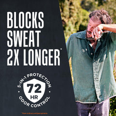 Right Guard Xtreme Defense 72-hour odor-control 4-pack shows long-lasting protection.