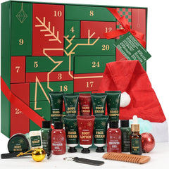 Rinse & Robust Advent Calendar 2025 beard oil bottle for daily beard nourishment