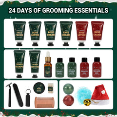 Rinse & Robust Advent Calendar 2025 beard shampoo bottle for refreshing cleanse