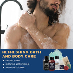 Rinse & Robust Advent Calendar 2025 shower gel offers a refreshing wash with masculine notes.