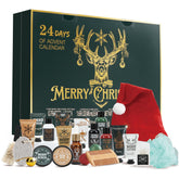 Rinse & Robust Advent Calendar box showcasing 24 days of grooming inspiration for men.