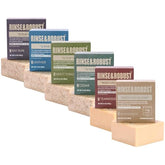 Rinse & Robust leather-scent-bar delivers a bold masculine cleanse for daily use