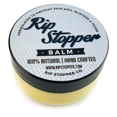 Rip Stopper Balm 2oz tin ready for on-the-go hand protection and rips prevention