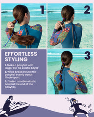 Rip Tie soft hair tie closeup — textured grip for active days.