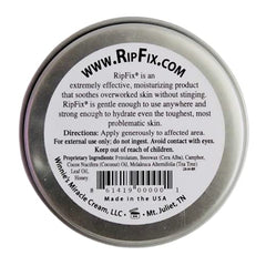 RipFix hand tear repair balm closeup highlighting rich texture for quick on-site relief.