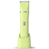 Risina Bikini Shaver ergonomic handle enables precise trimming and comfortable grip.