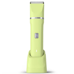 Risina Bikini Shaver ergonomic handle enables precise trimming and comfortable grip.