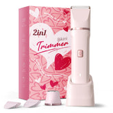 Risina bikini-trimmer front-view highlights precise grooming for smooth skin.