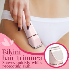 Risina bikini-trimmer-ipx7 waterproof design supports wet or dry use.