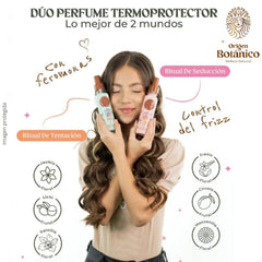 Ritual Botanico leave-in conditioner spray on damp hair aids styling and protection.