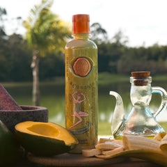 Ritual Botanico Plex avocado ingredients jar nourishes deeply for soft hair.