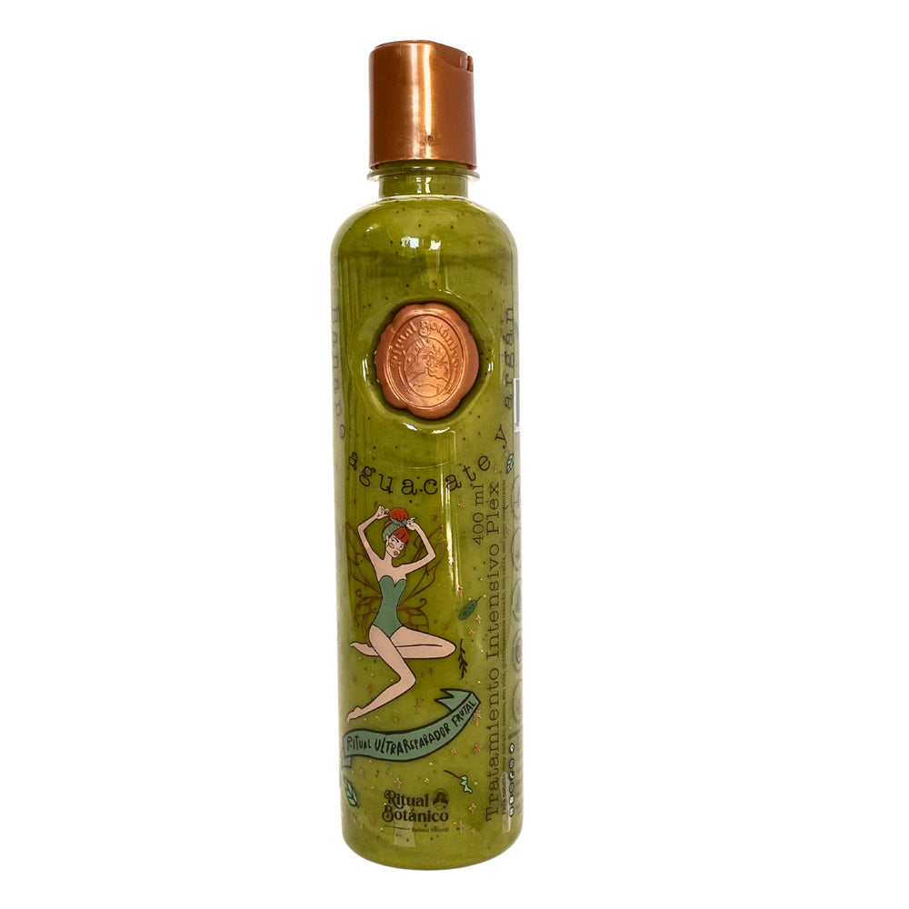 Ritual Botanico Plex banana-argan bottle-pour hydrates and adds shine.